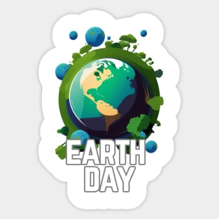 Earth Day Sticker